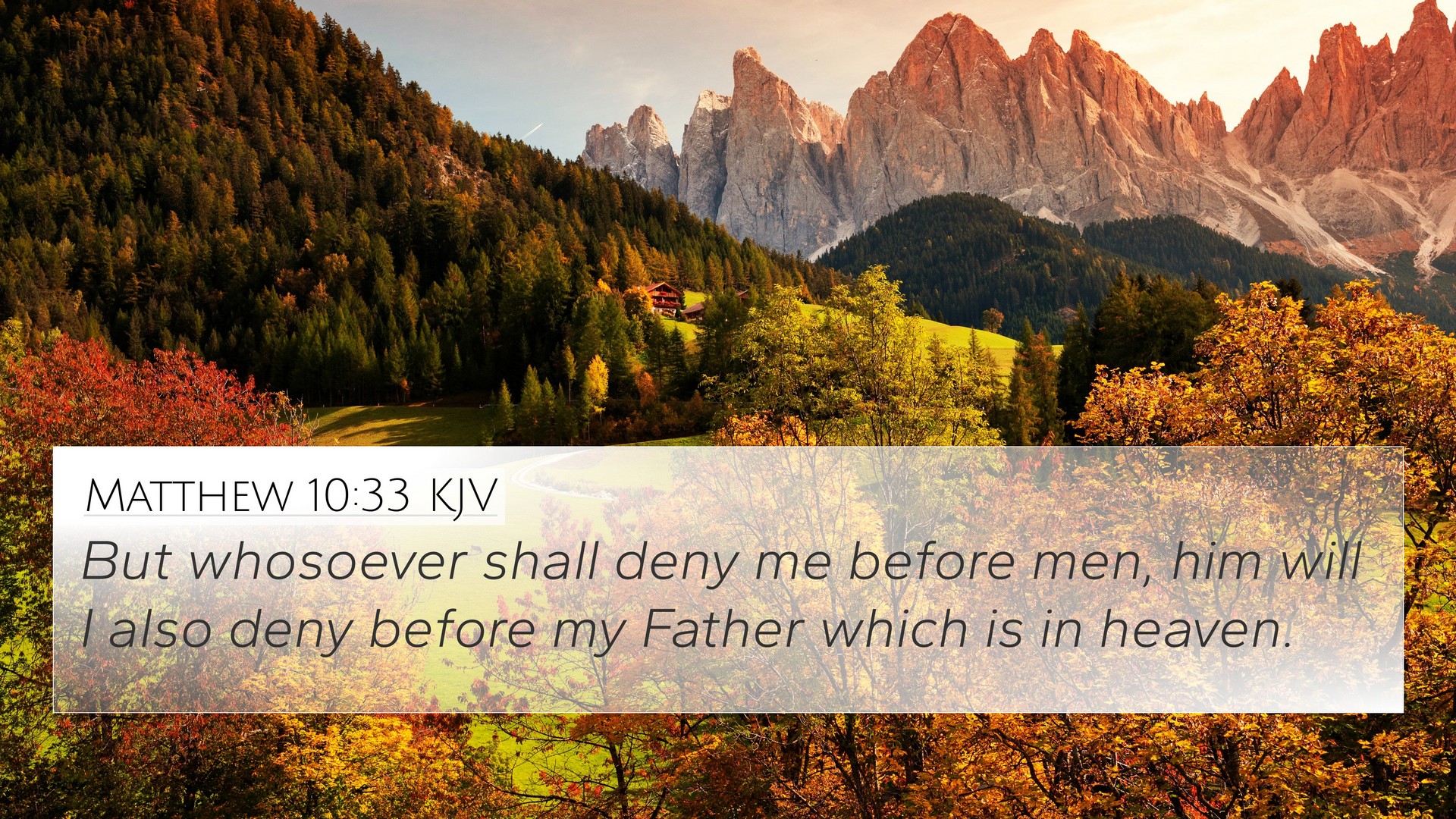 Matthew 10 33 Bible Cross References