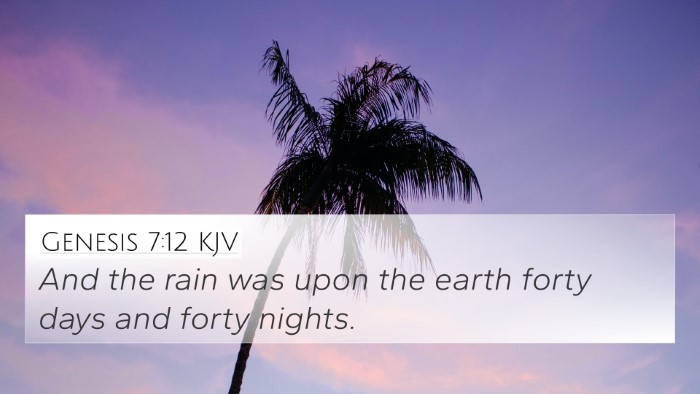 Genesis 7:12 Explained