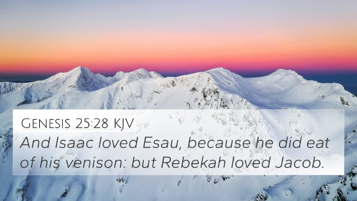 Genesis 25:28 Explained