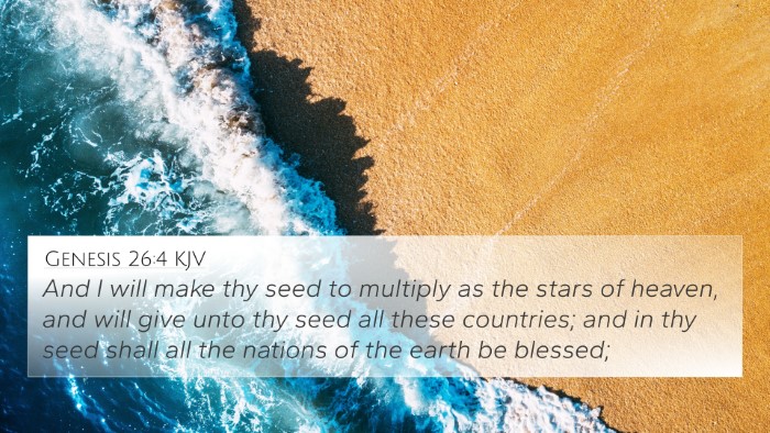 Genesis 26:4 KJV Bible Verse Image