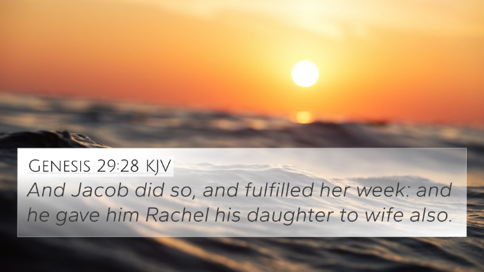 Genesis 29:28 Explained