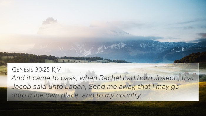 Genesis 30:25 Explained