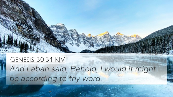 Genesis 30:34 Explained