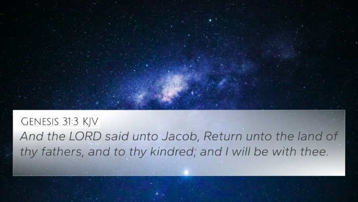 Genesis 31:3 KJV Bible Verse Image