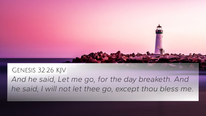 Genesis 32:26 KJV Bible Verse Image