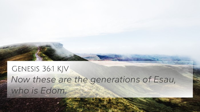 Genesis 36:1 Explained