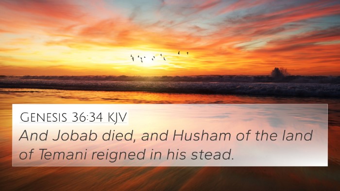 Genesis 36:34 Explained
