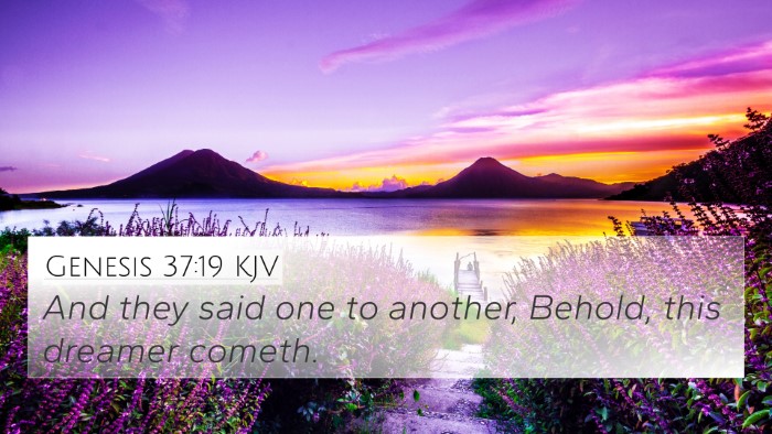 Genesis 37:19 Explained