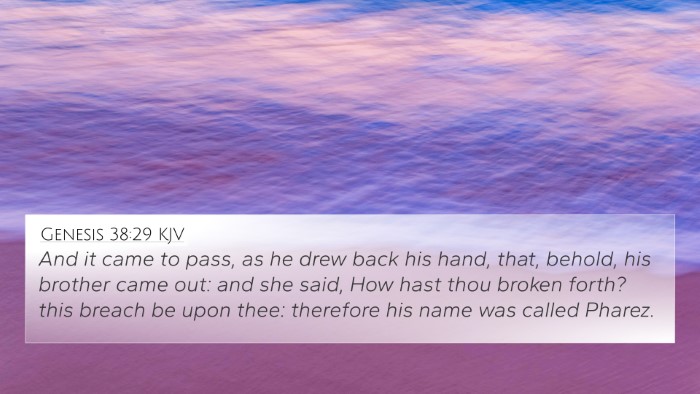 Genesis 38:29 Explained
