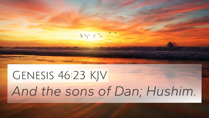 Genesis 46:23 Explained