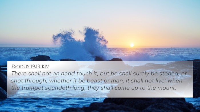Exodus 19:13 Explained