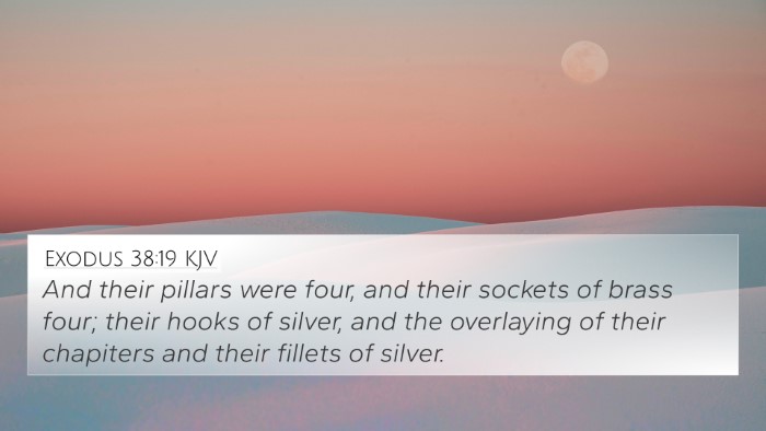 Exodus 38:19 Explained