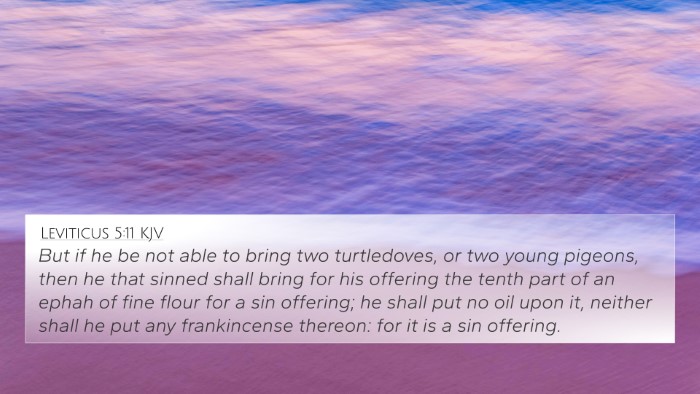 Leviticus 5:11 Explained