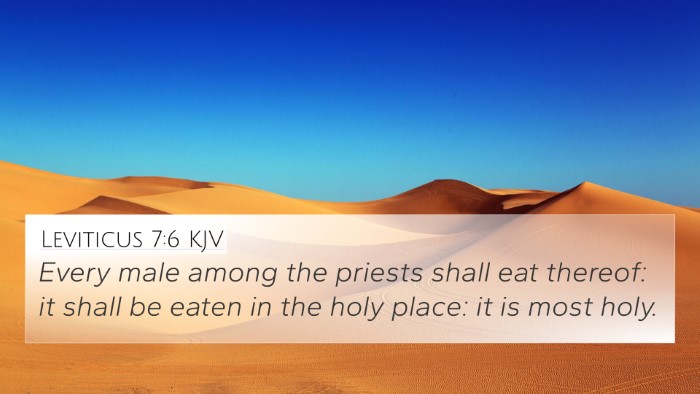 Leviticus 7:6 Explained