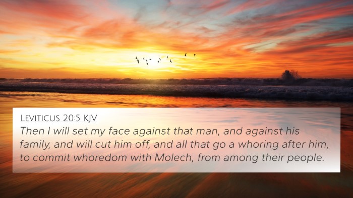 Leviticus 20:5 Explained