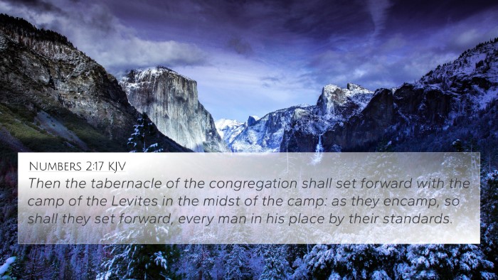 Numbers 2:17 KJV Bible Verse Image