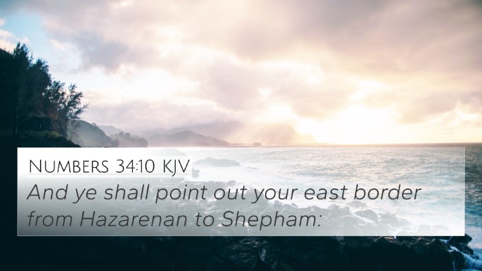 Numbers 34:10 Explained