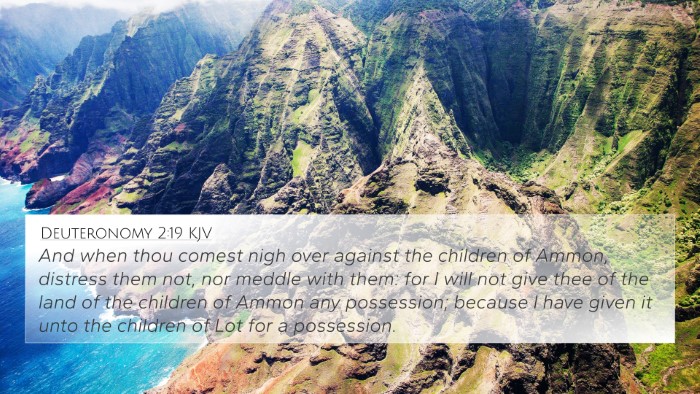 Deuteronomy 2:19 KJV Bible Verse Image