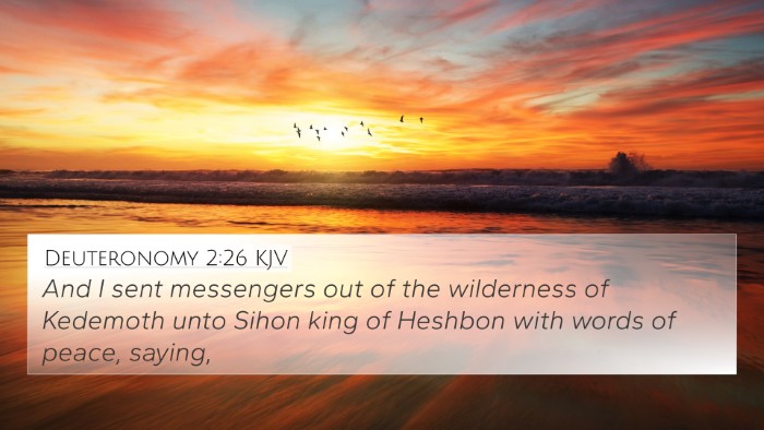 Deuteronomy 2:26 KJV Bible Verse Image