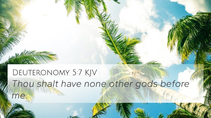 Deuteronomy 5:7 Explained