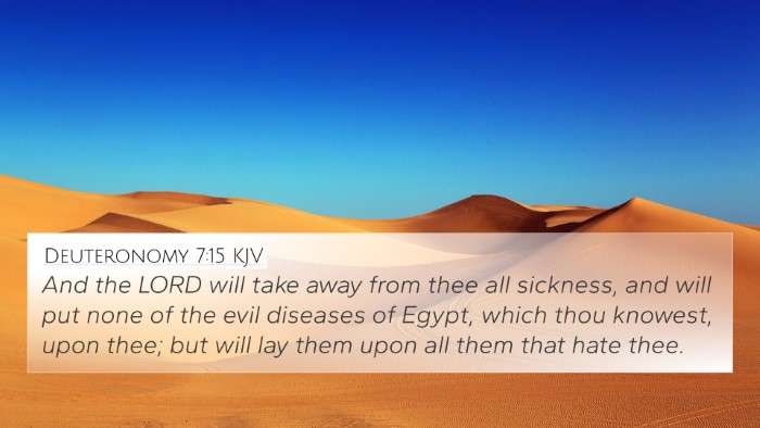 Deuteronomy 7:15 Explained