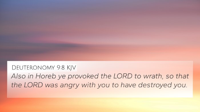Deuteronomy 9:8 Explained