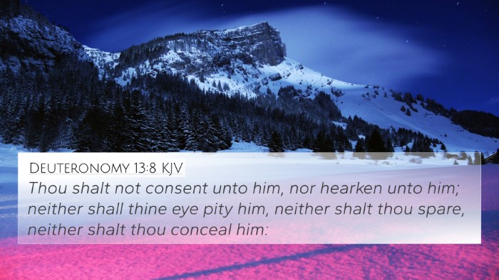 Deuteronomy 13:8 Explained
