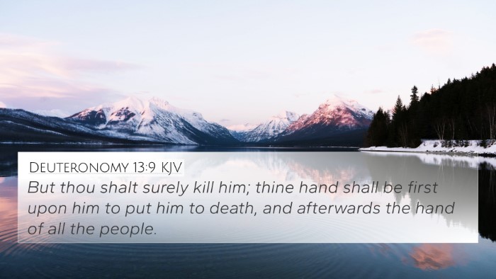 Deuteronomy 13:9 Explained