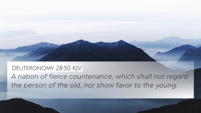 Deuteronomy 28:50 Explained