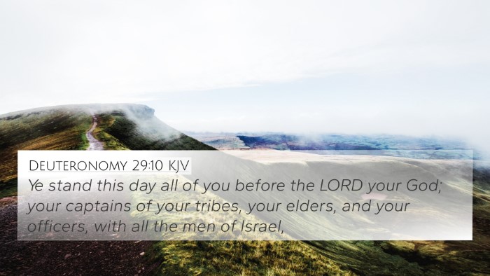 Deuteronomy 29:10 Explained