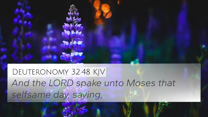 Deuteronomy 32:48 Explained