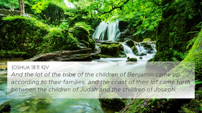 Joshua 18:11 KJV Bible Verse Image
