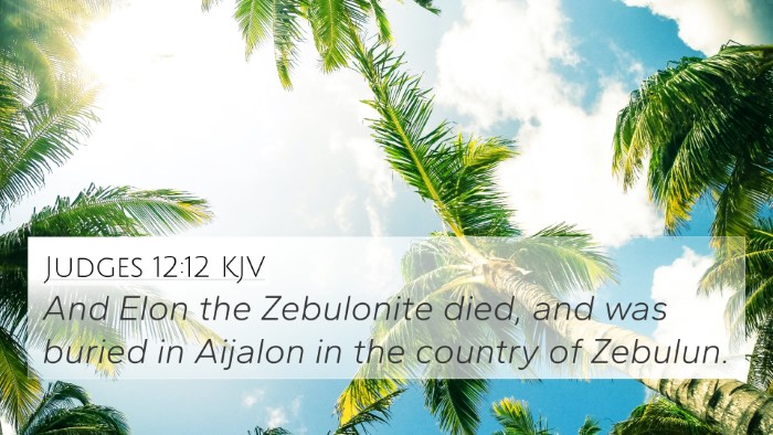 Judges 12:12 Explained