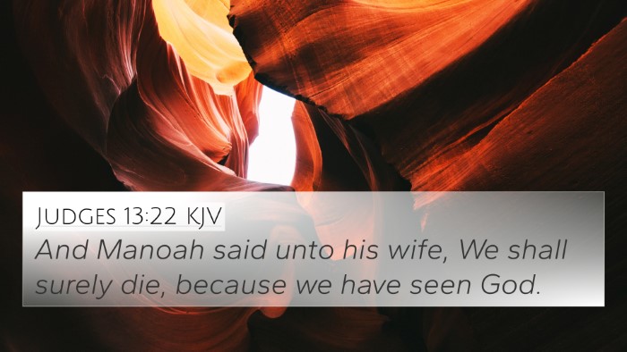 Judges 13:22 KJV Bible Verse Image