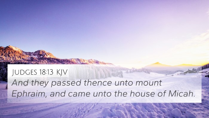 Judges 18:13 KJV Bible Verse Image