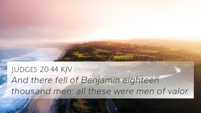 Judges 20:44 Explained