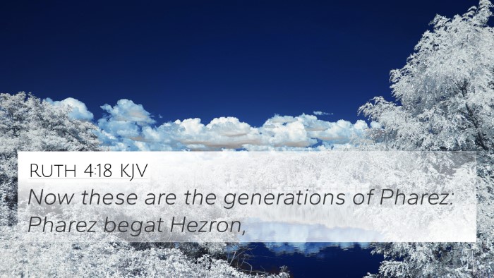 Ruth 4:18 KJV Bible Verse Image