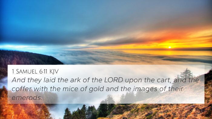 1 Samuel 6:11 Explained