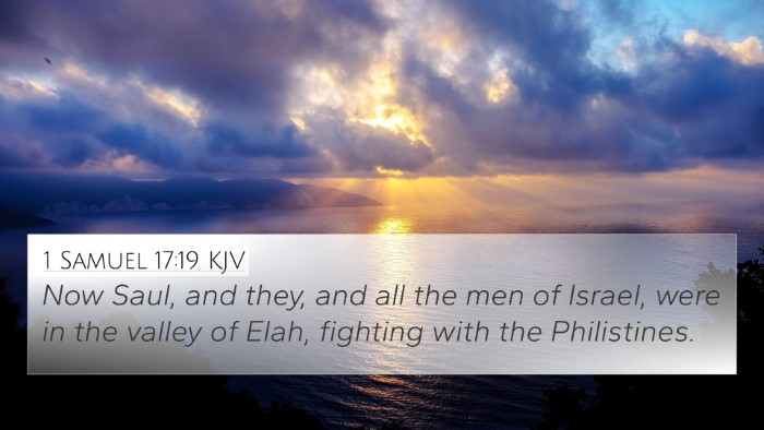 1 Samuel 17:19 Explained