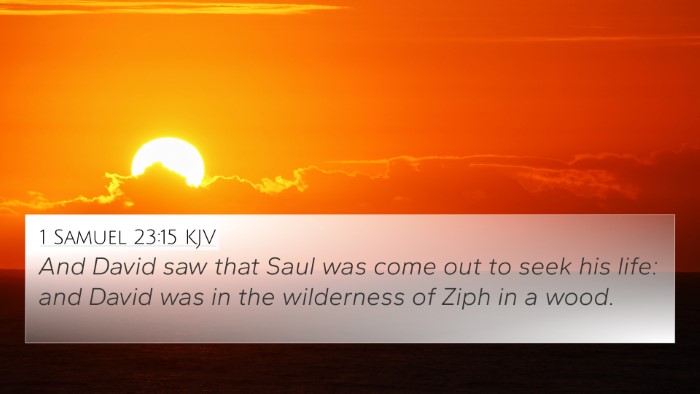 1 Samuel 23:15 Explained