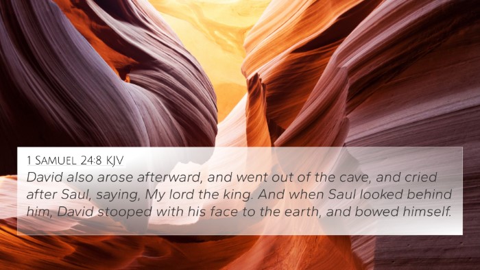 1 Samuel 24:8 Explained