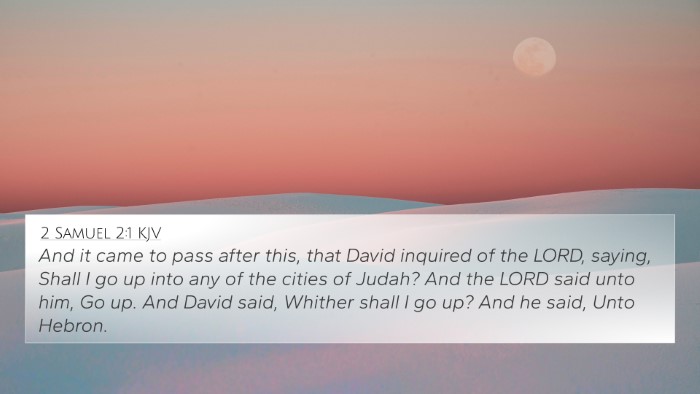 2 Samuel 2:1 Explained
