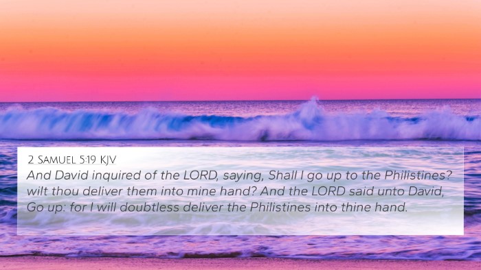 2 Samuel 5:19 KJV Bible Verse Image