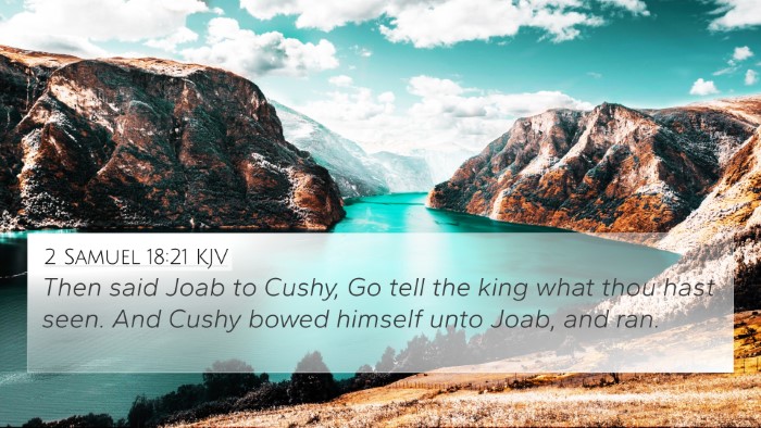 2 Samuel 18:21 KJV Bible Verse Image