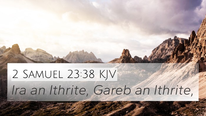 2 Samuel 23:38 Explained