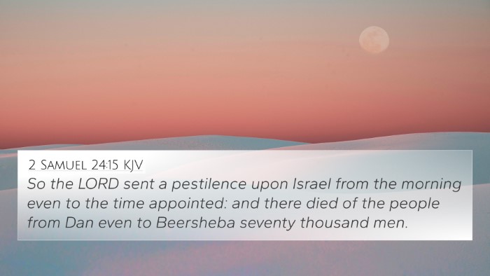 2 Samuel 24:15 Explained