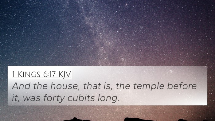 1 Kings 6:17 KJV Bible Verse Image