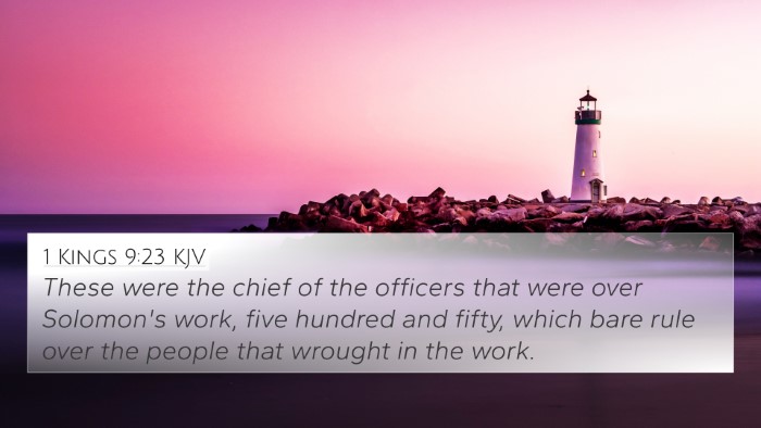 1 Kings 9:23 KJV Bible Verse Image