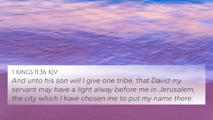 1 Kings 11:36 KJV Bible Verse Image