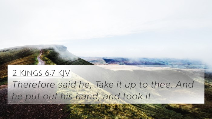 2 Kings 6:7 KJV Bible Verse Image